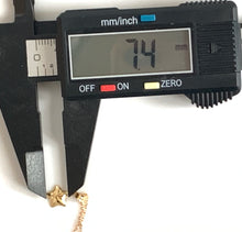 Load image into Gallery viewer, New Real 18K Saudi Gold Necklace 18" Chain with Star Pendant - Rafant