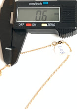 Load image into Gallery viewer, New Real 18K Saudi Gold Necklace 16" with Knot Pendant - Rafant