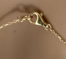 Load image into Gallery viewer, New Real 18K Saudi Gold 18" Necklace with Letter V Pendant - Rafant