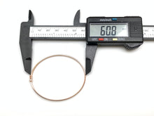 Load image into Gallery viewer, New Real 18K Saudi Gold Oval Oblong Bracelet Bangles 3 Tones White/Rose/Yellow Gold - Rafant