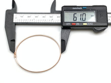 Load image into Gallery viewer, New Real 18K Saudi Gold Oval Oblong Bracelet Bangles 3 Tones White/Rose/Yellow Gold - Rafant