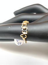 Load image into Gallery viewer, New Real 18K Saudi Gold Butterflies Ring Size 7.5 - Rafant