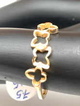 Load image into Gallery viewer, New Real 18K Saudi Gold Butterflies Ring Size 7.5 - Rafant