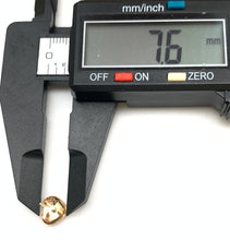 Load image into Gallery viewer, New Real 18K Saudi Gold Heart Stud Earrings - Rafant