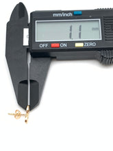 Load image into Gallery viewer, New Real 18K Saudi Gold Infinity Stud Earrings Small - Rafant