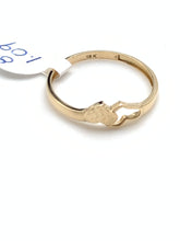 Load image into Gallery viewer, New Real 18K Saudi Gold Double Heart Ring Size 8 - Rafant