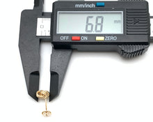 Load image into Gallery viewer, New Real 18K Saudi Gold Knot Stud Earrings - Rafant