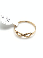 Load image into Gallery viewer, New Real 18K Saudi Gold Infinity Ring Size 6 - Rafant