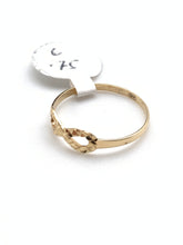 Load image into Gallery viewer, New Real 18K Saudi Gold Infinity Ring Size 6 - Rafant
