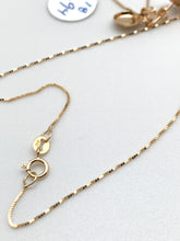 Load image into Gallery viewer, New Real 18K Saudi Gold Sets Necklace 18" Chain with Round Pendant and Earrings - Rafant