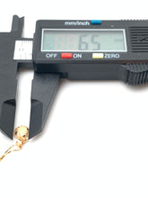 Load image into Gallery viewer, New Real 18K Saudi Gold Sets Necklace 18" Chain with Round Pendant and Earrings - Rafant