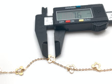 Load image into Gallery viewer, 18K Gold Butterflies Charms Bracelet Size 7.5 - Rafant
