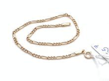 Load image into Gallery viewer, New 18K Saudi Gold Chain Link Bracelet Size 7 - Rafant