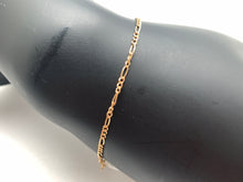 Load image into Gallery viewer, New 18K Saudi Gold Chain Link Bracelet Size 7 - Rafant
