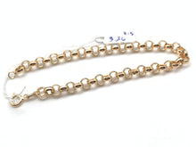 Load image into Gallery viewer, New 18K Saudi Gold Round Chain Link Bracelet Size 7.5 - Rafant