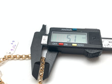 Load image into Gallery viewer, New 18K Saudi Gold Round Chain Link Bracelet Size 7.5 - Rafant