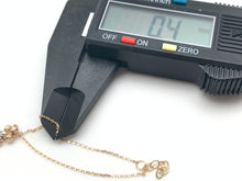 Load image into Gallery viewer, 18K Gold Beads Rounds Charms Bracelets Size 7 Three Tones White/Yellow/Rose Gold - Rafant