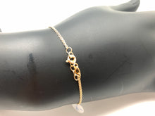 Load image into Gallery viewer, 18K Gold Beads Rounds Charms Bracelets Size 7 Three Tones White/Yellow/Rose Gold - Rafant