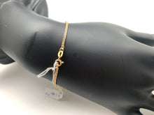 Load image into Gallery viewer, New Real 18K Saudi Gold Chain Bracelet Size 7.5 - Rafant