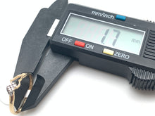 Load image into Gallery viewer, New Real 18K Saudi Gold Double Heart Ring Size7.5 Two Tone White and Yellow Gold - Rafant