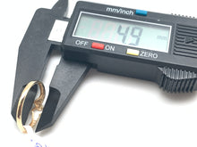 Load image into Gallery viewer, New Real 18K Saudi Gold Double Heart Ring Size7.5 Two Tone White and Yellow Gold - Rafant