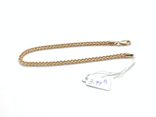 Load image into Gallery viewer, New Real 18K Saudi Gold Chain Bracelet Size 8 - Rafant
