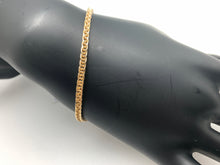 Load image into Gallery viewer, New Real 18K Saudi Gold Chain Bracelet Size 8 - Rafant