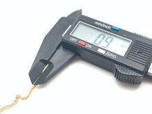 Load image into Gallery viewer, New Real 18K Saudi Gold Chain Bracelet Size 7.5 - Rafant