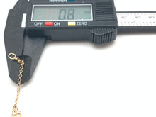 Load image into Gallery viewer, 18k Gold Bracelet Teddy Bear Charms Size 7.5 - Rafant