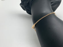 Load image into Gallery viewer, 18k Gold Bracelet Teddy Bear Charms Size 7.5 - Rafant
