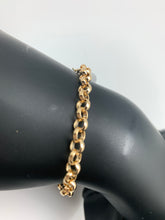 Load image into Gallery viewer, New Real 18K Saudi Gold Chain Links Bracelets Size 7 - Rafant