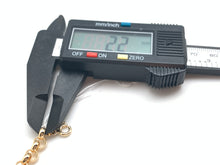 Load image into Gallery viewer, New Real 18K Saudi Gold Chain Link Size 7 Bracelet 3.19 grams - Rafant