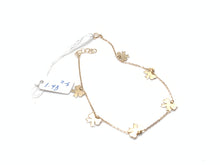 Load image into Gallery viewer, New Real 18K Saudi Gold Bracelets with Ribbon Charms - Rafant