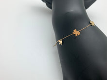 Load image into Gallery viewer, New Real 18K Saudi Gold Bracelets with Ribbon Charms - Rafant