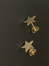 Load image into Gallery viewer, 18K Gold Star Stud Earrings - Rafant