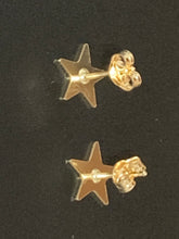 Load image into Gallery viewer, 18K Gold Star Stud Earrings - Rafant