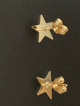 Load image into Gallery viewer, 18K Gold Star Stud Earrings - Rafant