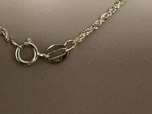 Load image into Gallery viewer, New Real 18K Saudi Gold Necklace 18" Chain with Heart Ribbon Pendant - Rafant