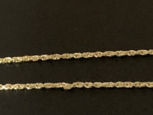 Load image into Gallery viewer, New Real 18K Saudi Gold Necklace 18" Chain with Heart Ribbon Pendant - Rafant