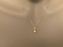 Load image into Gallery viewer, New Real 18K Saudi Gold Necklace 18" Chain with Frosted Ball Pendant - Rafant