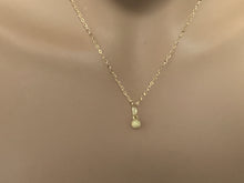 Load image into Gallery viewer, New Real 18K Saudi Gold Necklace 18" Chain with Frosted Ball Pendant - Rafant