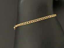 Load image into Gallery viewer, 18K Gold Chain Bracelet Curb Size 7 inches - Rafant
