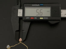 Load image into Gallery viewer, New Real 18K Saudi Gold Bracelet with Heart Charms Size 7.5 - Rafant