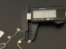 Load image into Gallery viewer, New Real 18K Saudi Gold Bracelet with Heart Charms Size 7.5 - Rafant