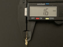 Load image into Gallery viewer, New Real 18K Saudi Gold Small Hoops Loops Earrings Spiral 0.83 grams - Rafant