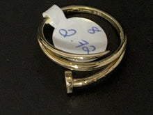 Load image into Gallery viewer, New Real 18K Saudi Gold Nail Ring Size 8 - Rafant