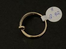 Load image into Gallery viewer, New Real 18K Saudi Gold Nail Ring Size 8 - Rafant