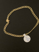 Load image into Gallery viewer, New Real 18K Saudi Gold Chain Size 8 Bracelet 1.67 gms - Rafant