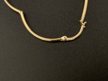 Load image into Gallery viewer, 18K Gold Heart Hoops Loops Earrings Large 3.36 grams - Rafant