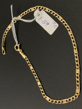 Load image into Gallery viewer, 18K Saudi Gold Chain Link Bracelet Size 7.5 Dainty Lightweight 1.57grams - Rafant